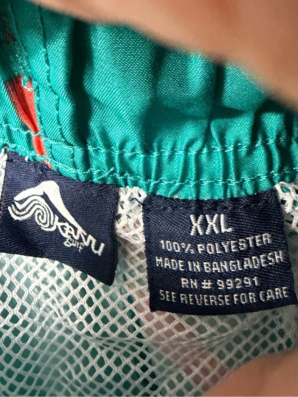 Kavu men’s size XXL swim shorts swimsuit UPF50+ trunks green tropical $38 new